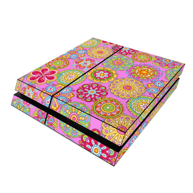 Bright Flowers - Sony PS4 Skin
