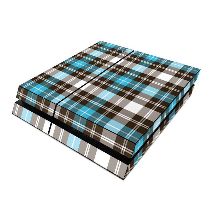 Turquoise Plaid - Sony PS4 Skin