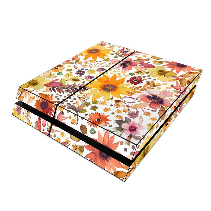 Summer Watercolor Sunflowers - Sony PS4 Skin