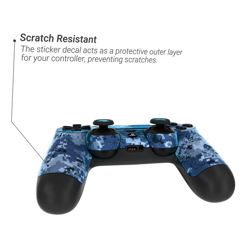 Digital Navy Camo - Sony PS4 Controller Skin