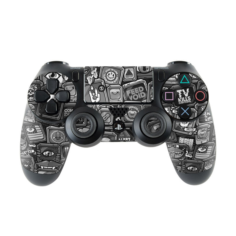 Distraction Tactic B&W - Sony PS4 Controller Skin