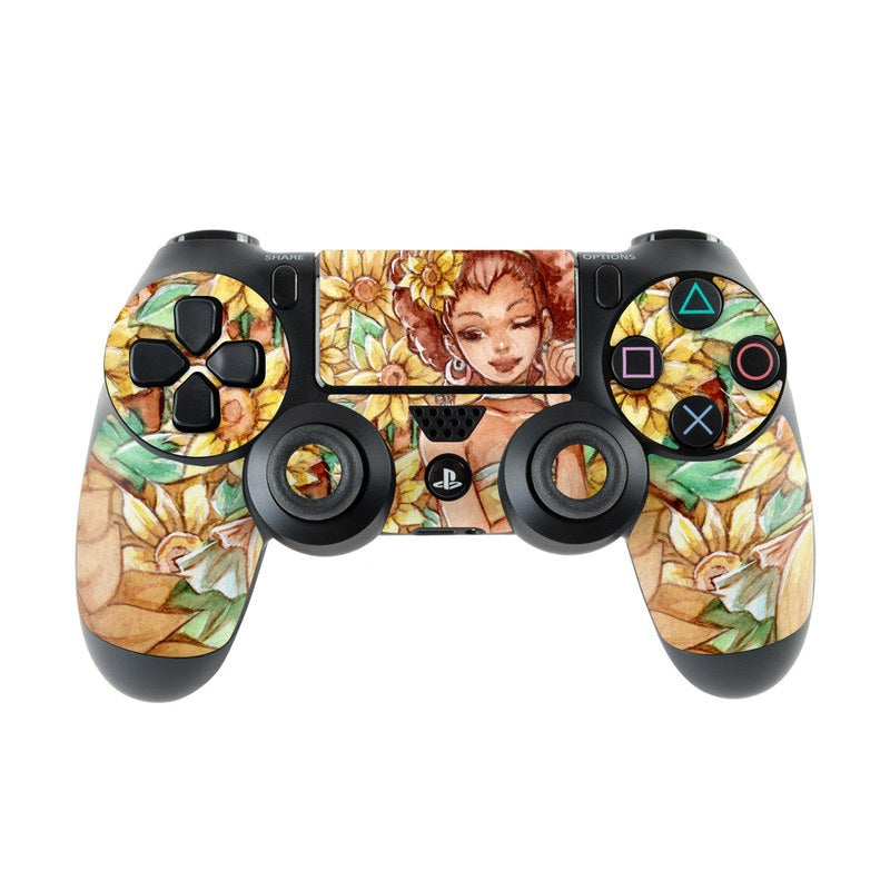 Lady Sunflower - Sony PS4 Controller Skin