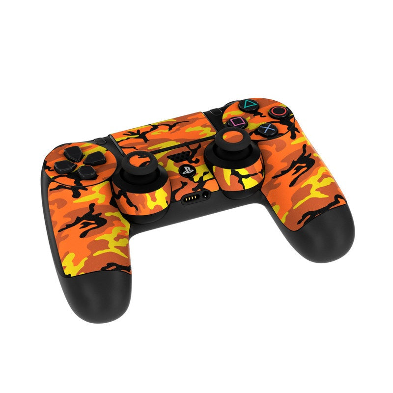 Orange Camo - Sony PS4 Controller Skin