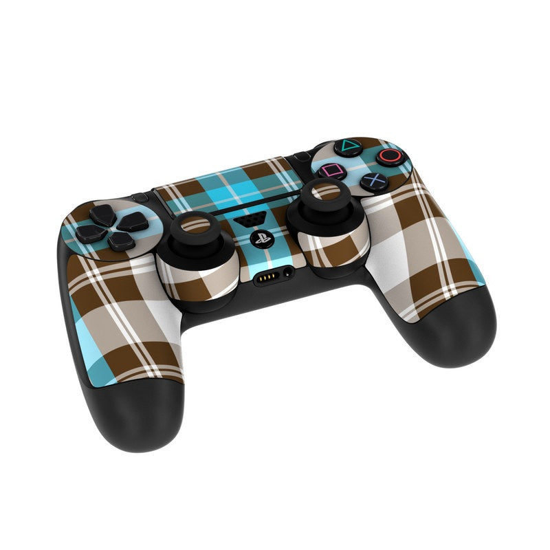 Turquoise Plaid - Sony PS4 Controller Skin