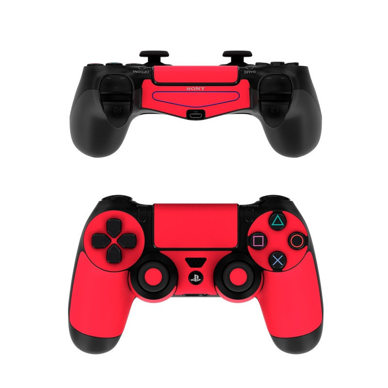 Solid State Red - Sony PS4 Controller Skin