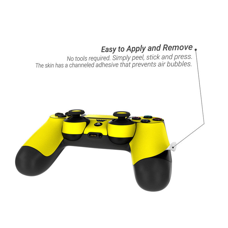 Solid State Yellow - Sony PS4 Controller Skin
