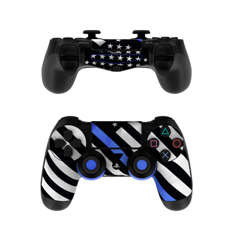 Thin Blue Line Hero - Sony PS4 Controller Skin