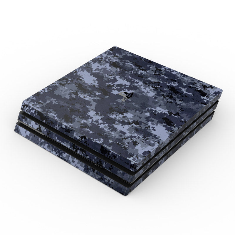 Digital Navy Camo - Sony PS4 Pro Skin