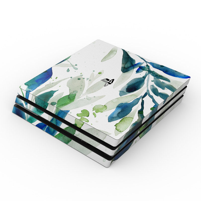 Floating Leaves - Sony PS4 Pro Skin