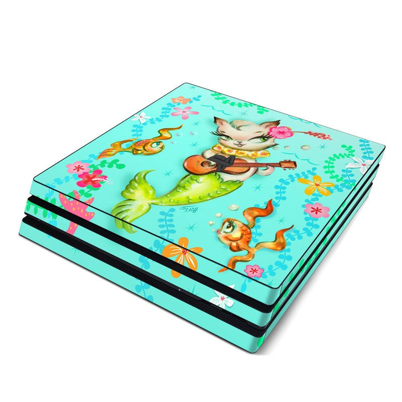 Merkitten with Ukelele - Sony PS4 Pro Skin