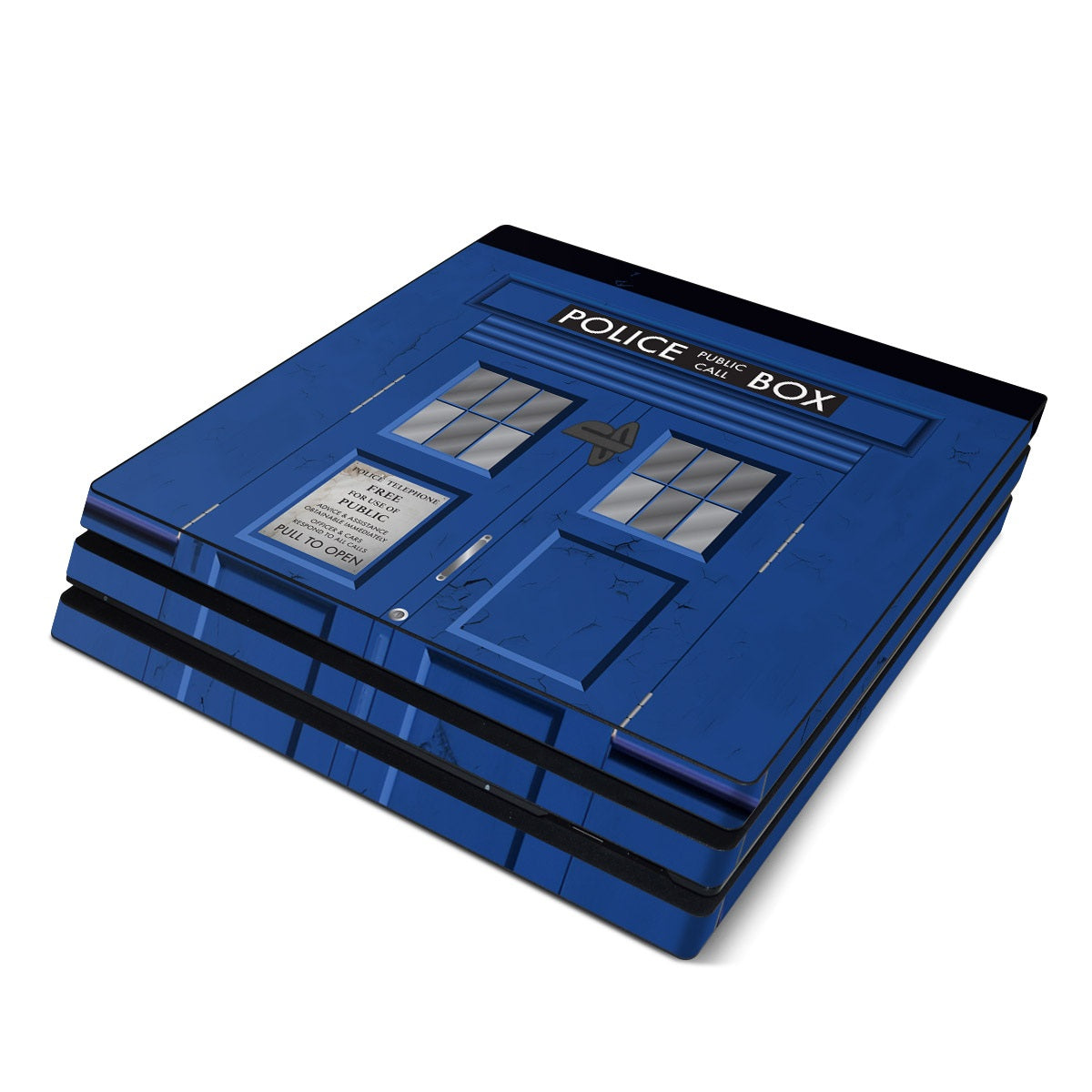 Police Box - Sony PS4 Pro Skin