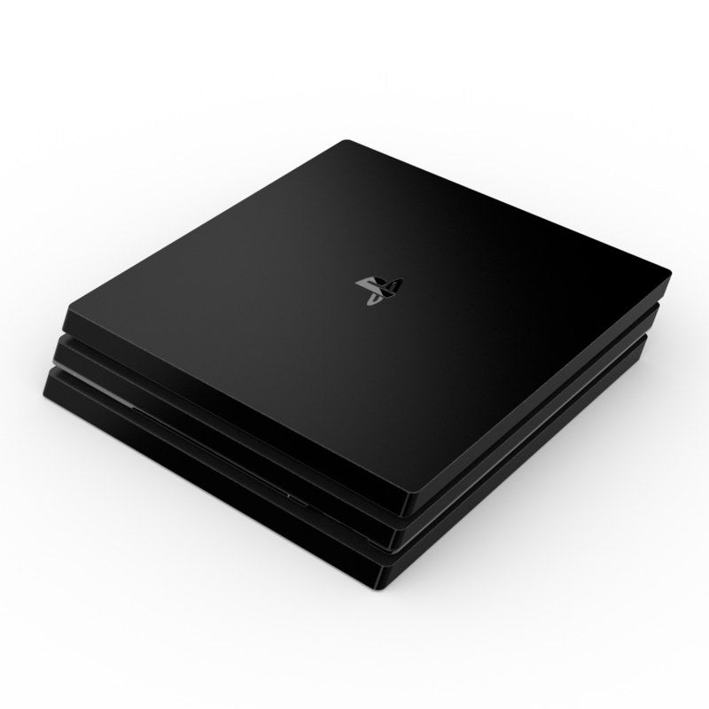 Solid State Black - Sony PS4 Pro Skin