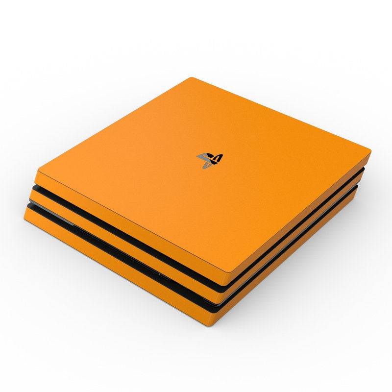 Solid State Orange - Sony PS4 Pro Skin