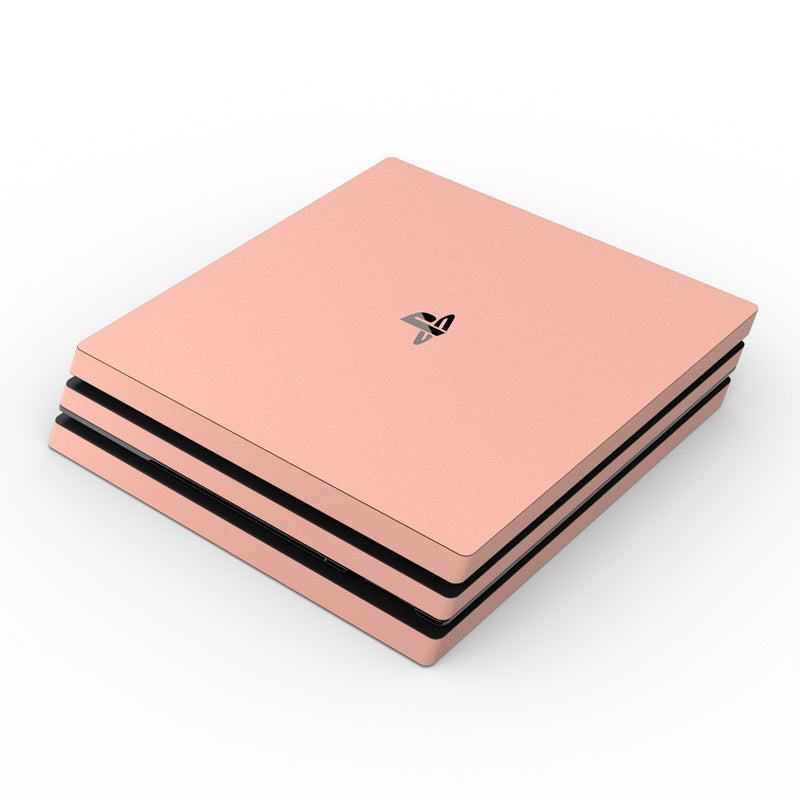 Solid State Peach - Sony PS4 Pro Skin