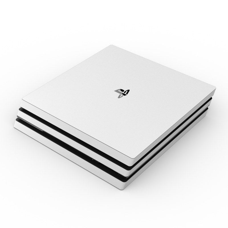 Solid State White - Sony PS4 Pro Skin