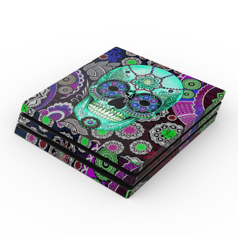 Sugar Skull Sombrero - Sony PS4 Pro Skin