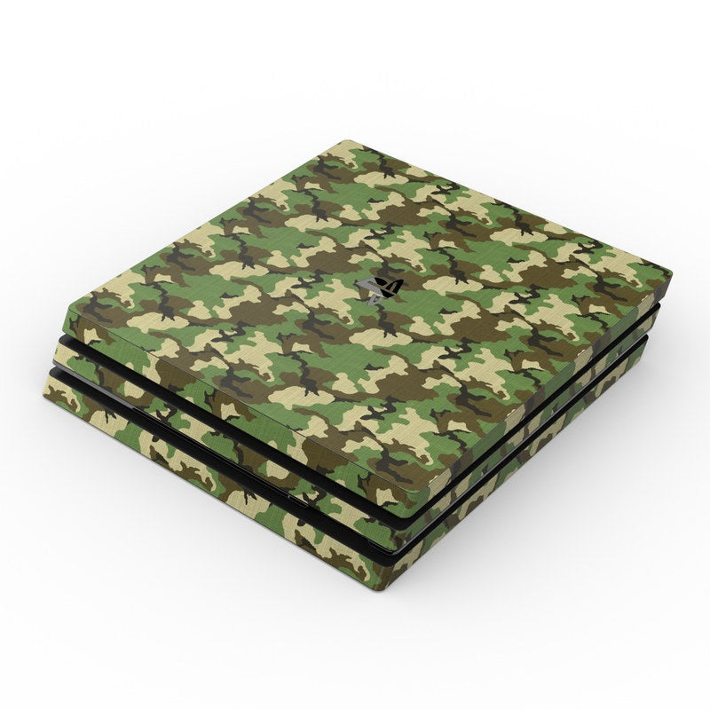 Woodland Camo - Sony PS4 Pro Skin