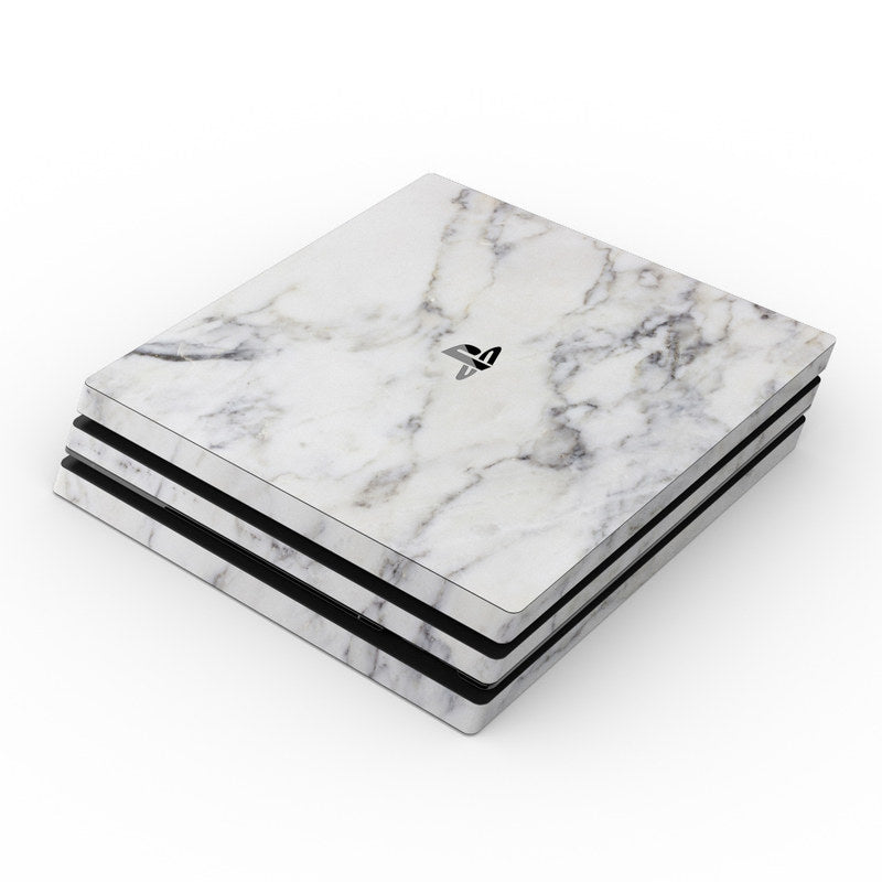 White Marble - Sony PS4 Pro Skin