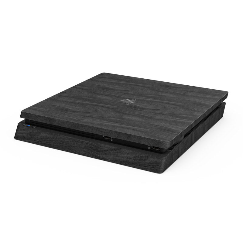 Black Woodgrain - Sony PS4 Slim Skin