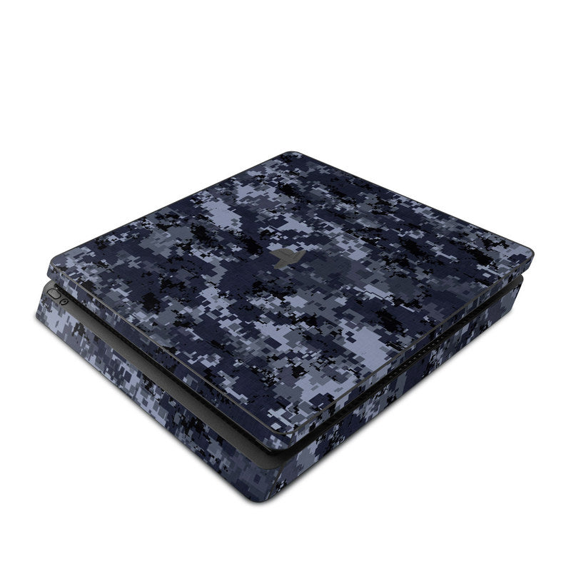 Digital Navy Camo - Sony PS4 Slim Skin