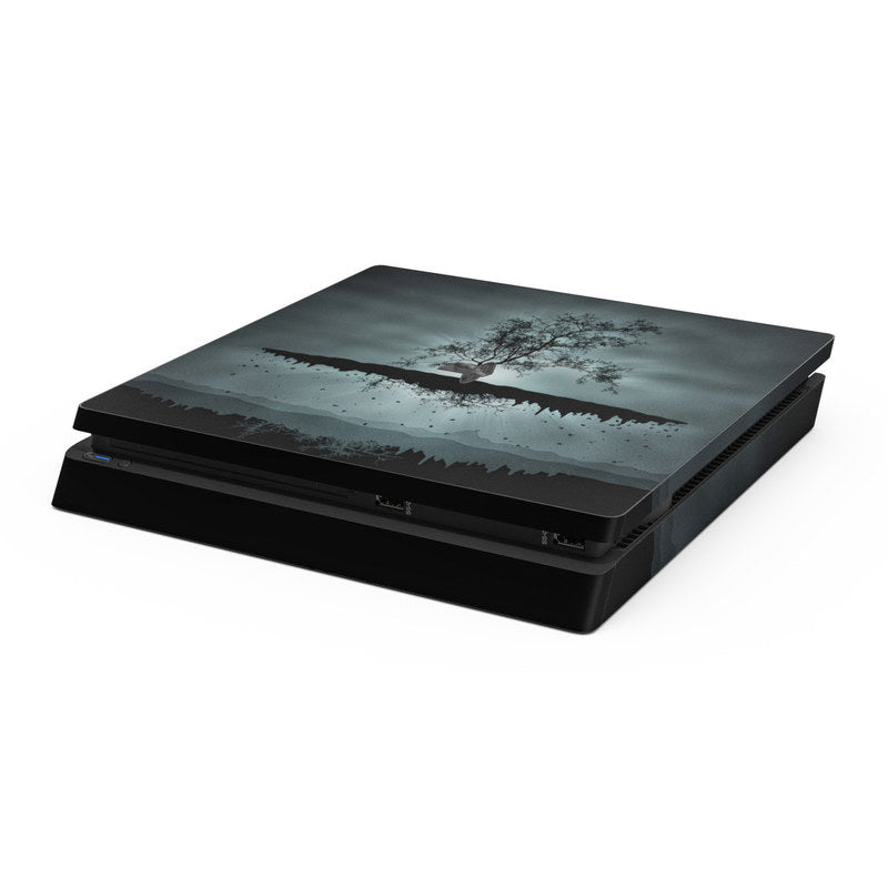 Flying Tree Black - Sony PS4 Slim Skin