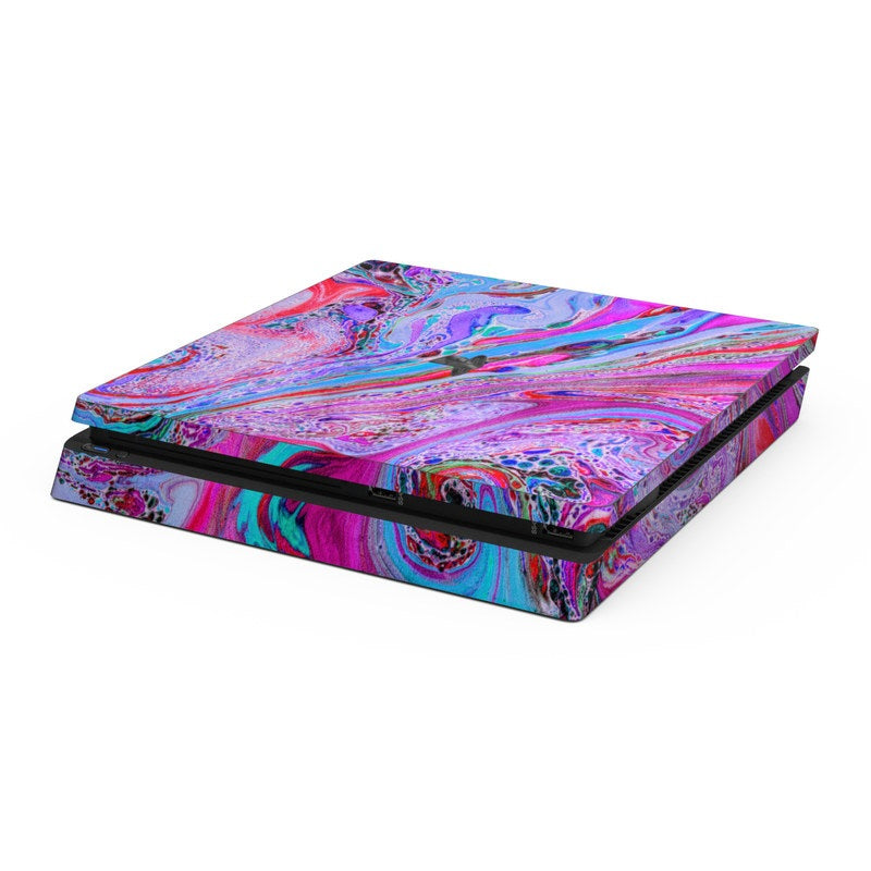 Marbled Lustre - Sony PS4 Slim Skin