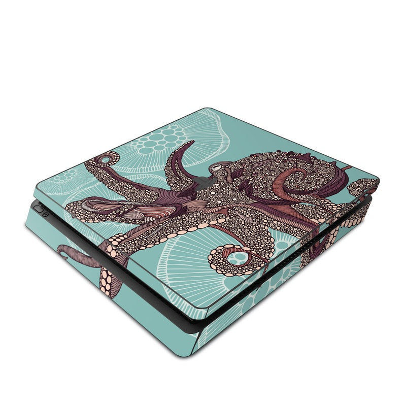 Octopus Bloom - Sony PS4 Slim Skin