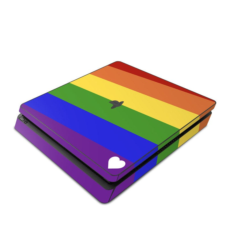 Rainbow Stripe - Sony PS4 Slim Skin