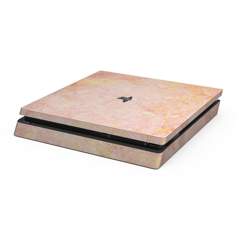 Rose Gold Marble - Sony PS4 Slim Skin