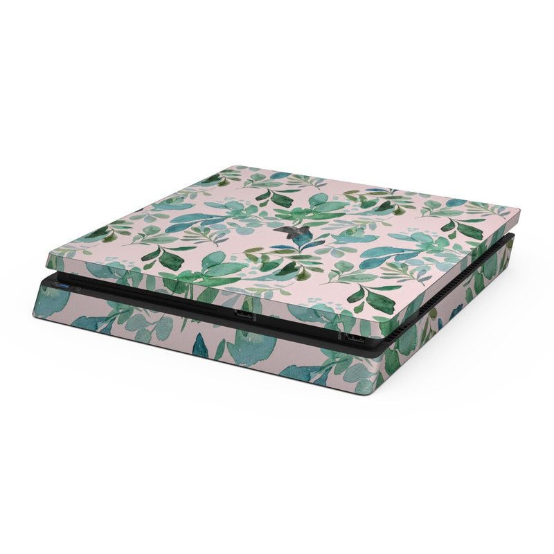 Sage Greenery - Sony PS4 Slim Skin