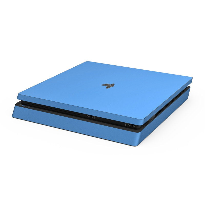 Solid State Blue - Sony PS4 Slim Skin