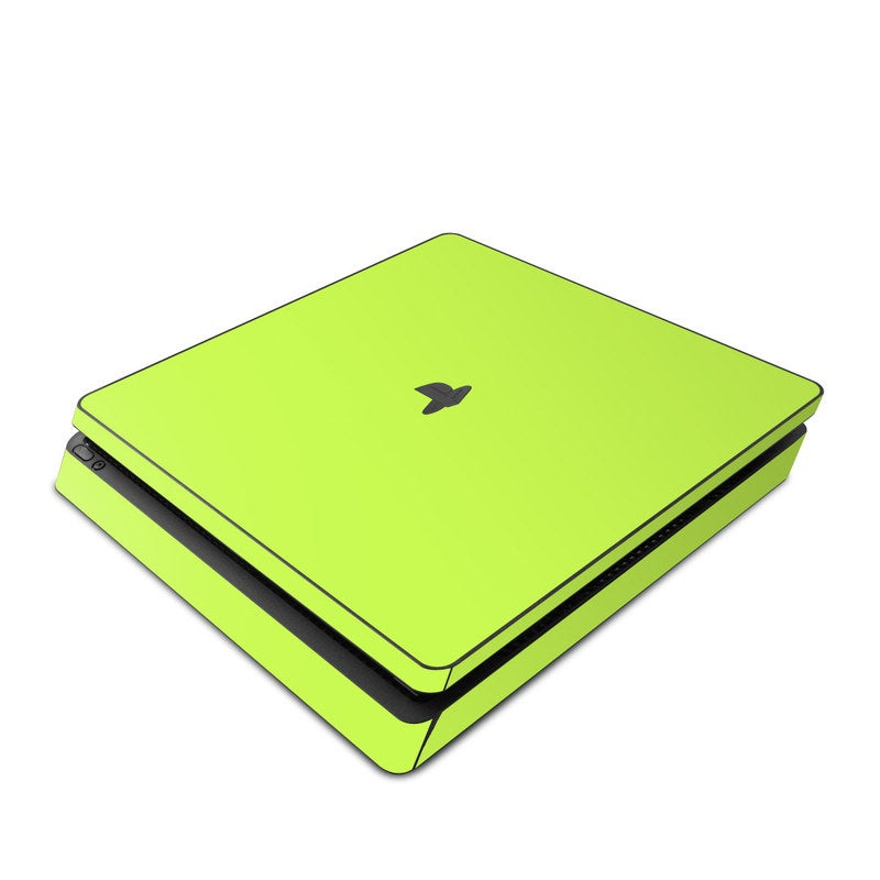 Solid State Lime - Sony PS4 Slim Skin