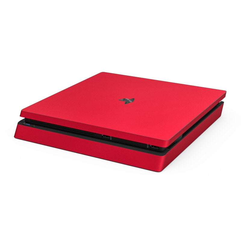 Solid State Red - Sony PS4 Slim Skin