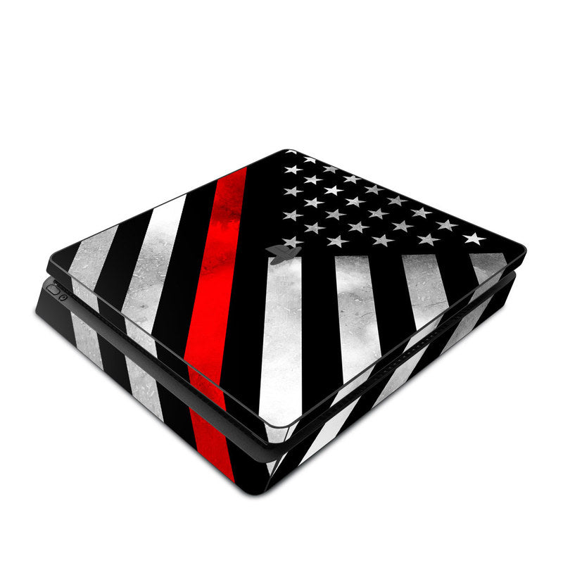 Thin Red Line Hero - Sony PS4 Slim Skin
