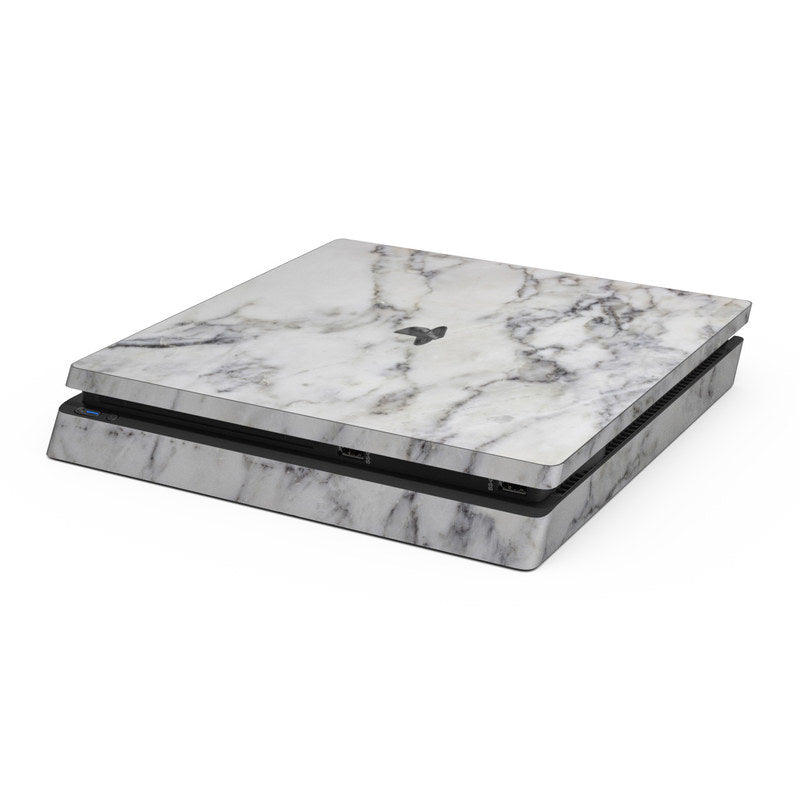 White Marble - Sony PS4 Slim Skin