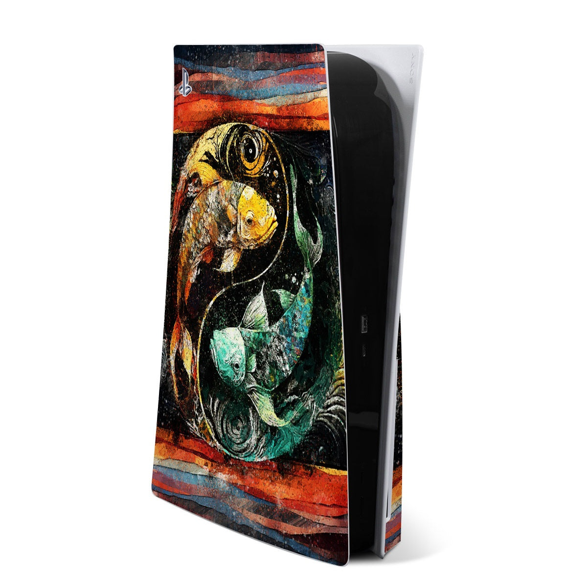Koi Fish Yin Yang - Sony PS5 Skin