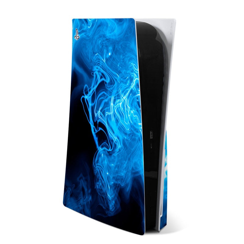 Blue Quantum Waves - Sony PS5 Skin