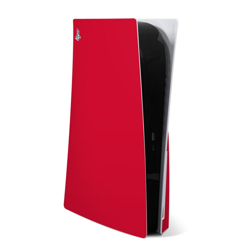Solid State Red - Sony PS5 Skin