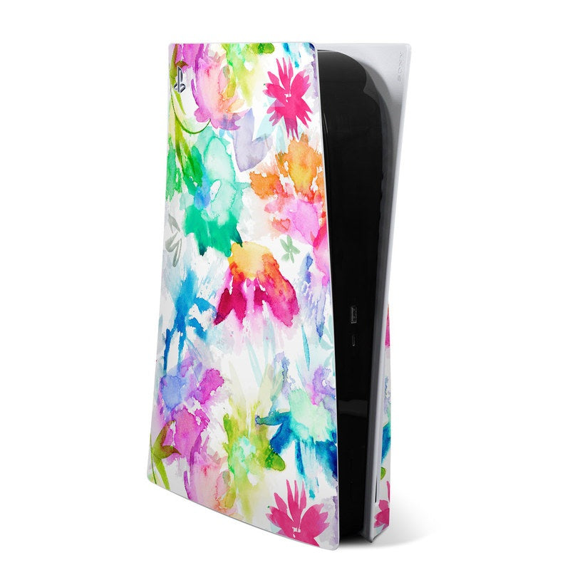 Watercolor Spring Memories - Sony PS5 Skin