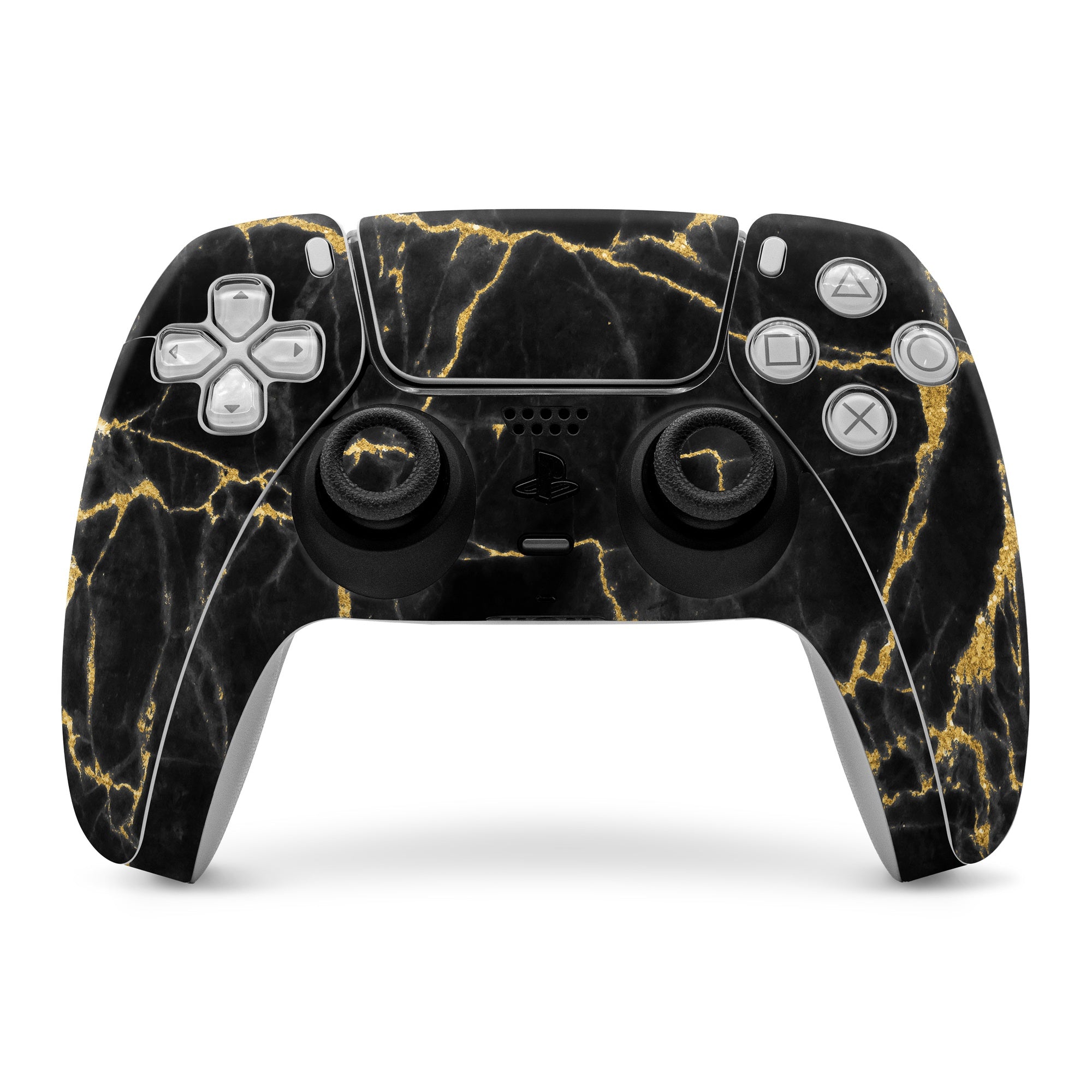 Black Gold Marble - Sony PS5 Controller Skin