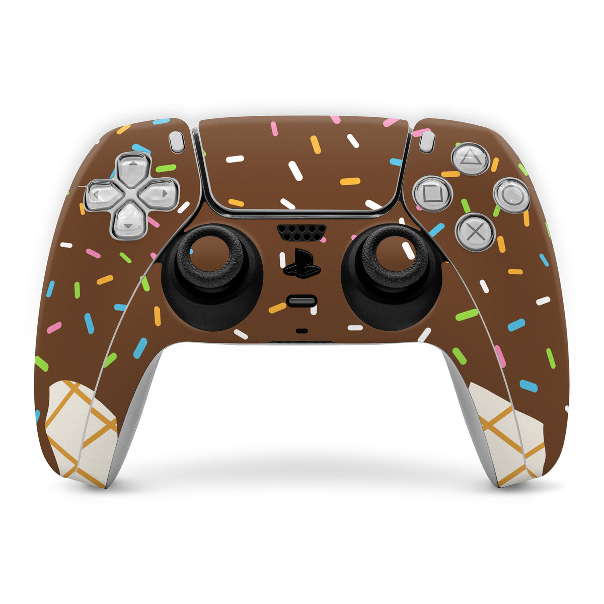 Chocolate Ice Cream Drip - Sony PS5 Controller Skin