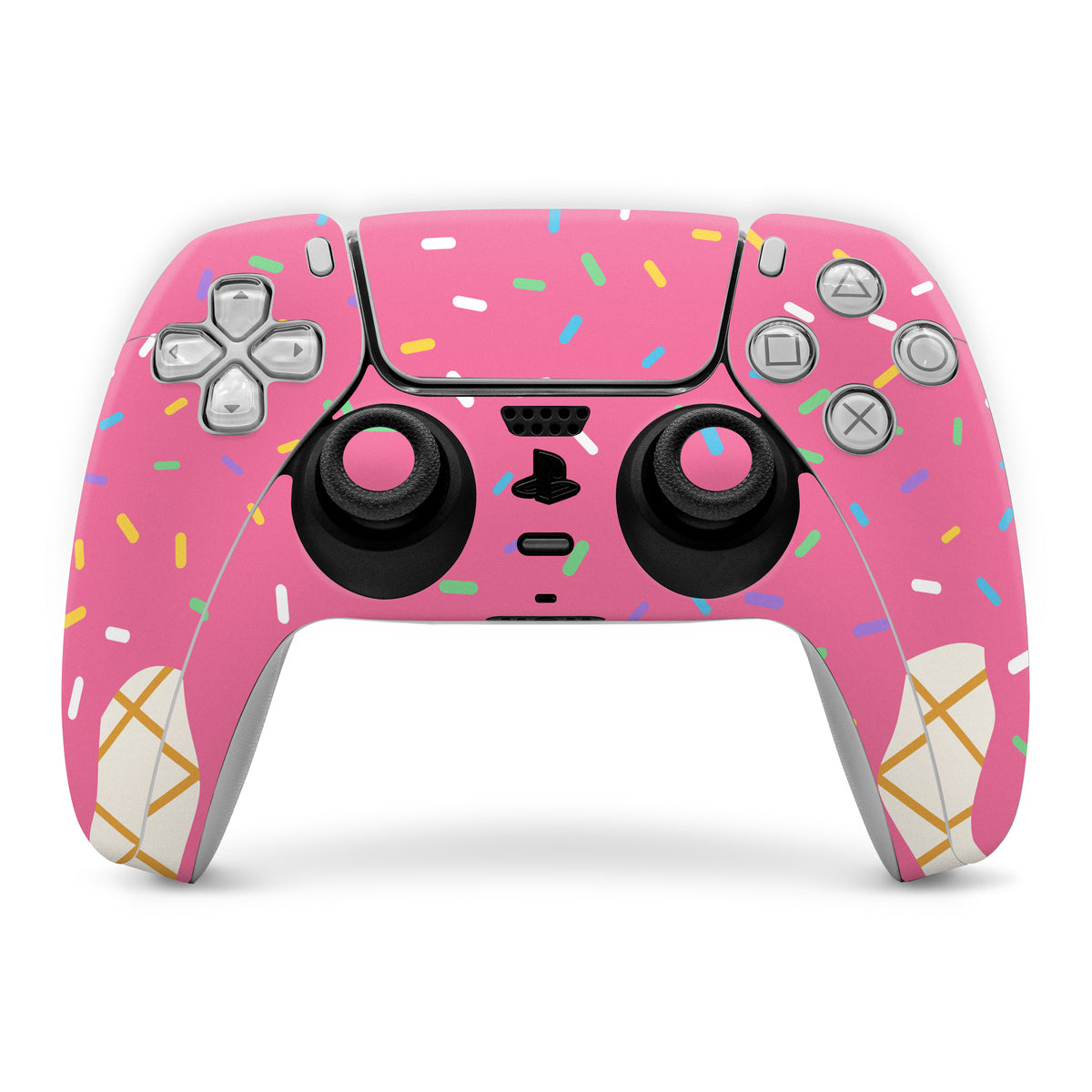 Strawberry Ice Cream Drip - Sony PS5 Controller Skin