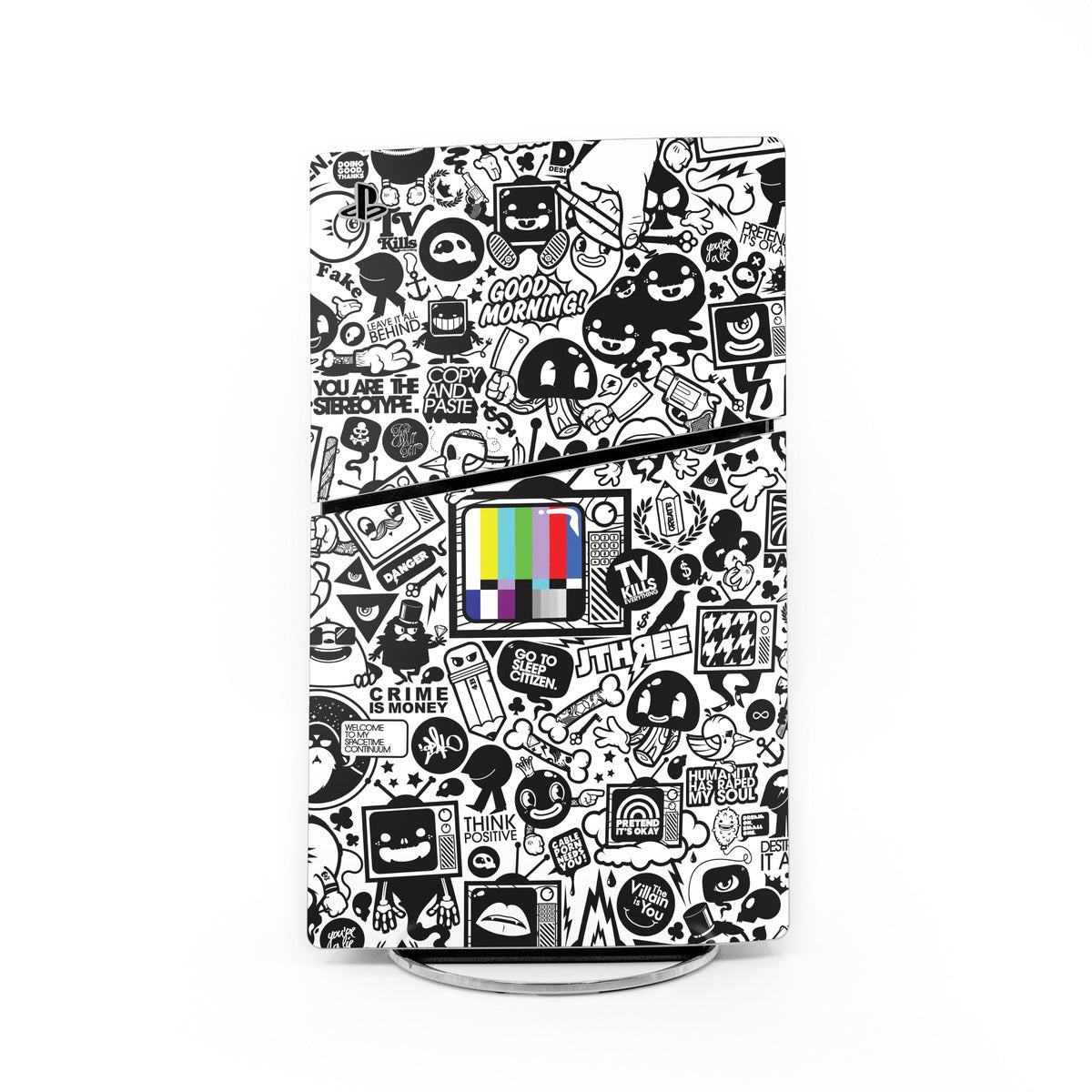 TV Kills Everything - Sony PS5 Slim Skin