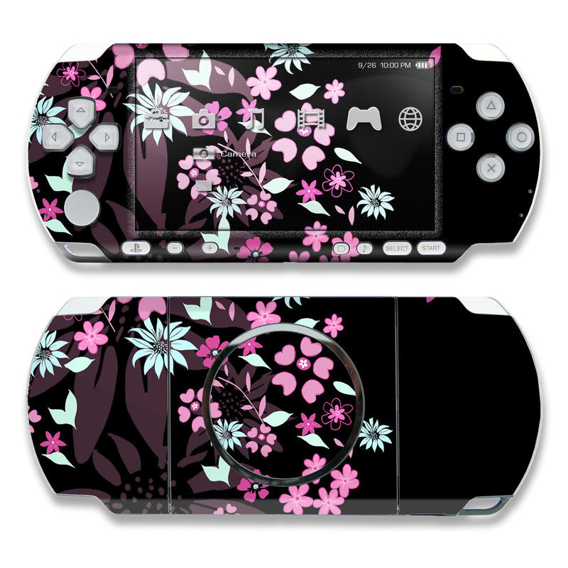 Dark Flowers - Sony PSP 3000 Skin