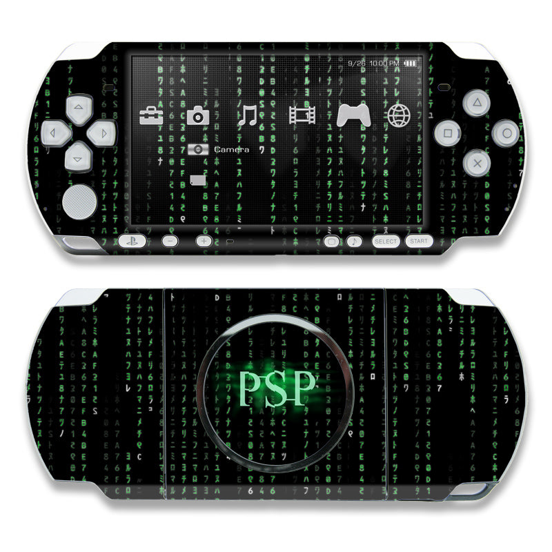 Matrix Style Code - Sony PSP 3000 Skin