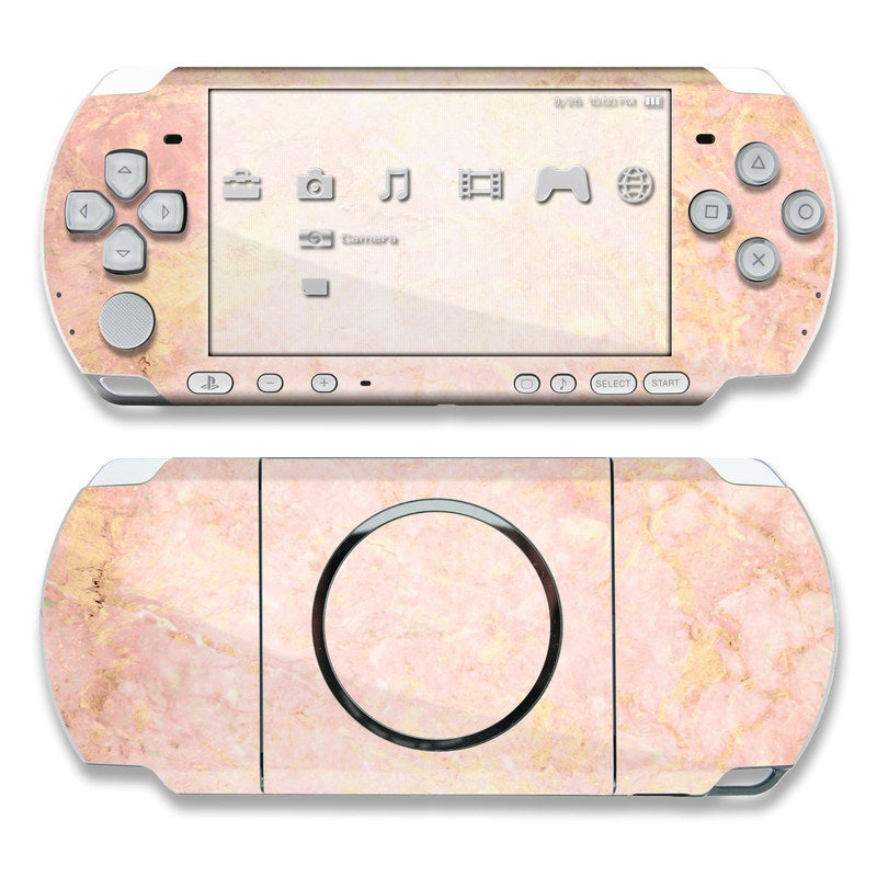 Psp Rrose Rose Gold Marble - Sony PSP 3000 Skin