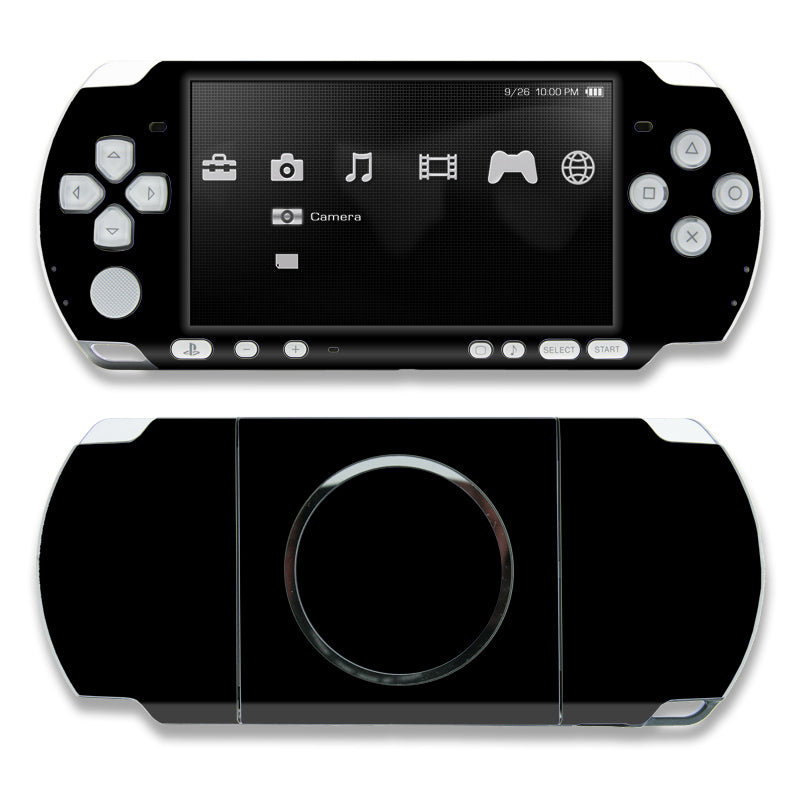 Solid State Black - Sony PSP 3000 Skin