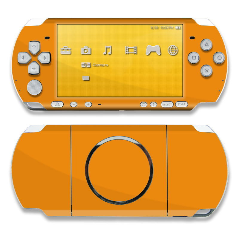 Solid State Orange - Sony PSP 3000 Skin