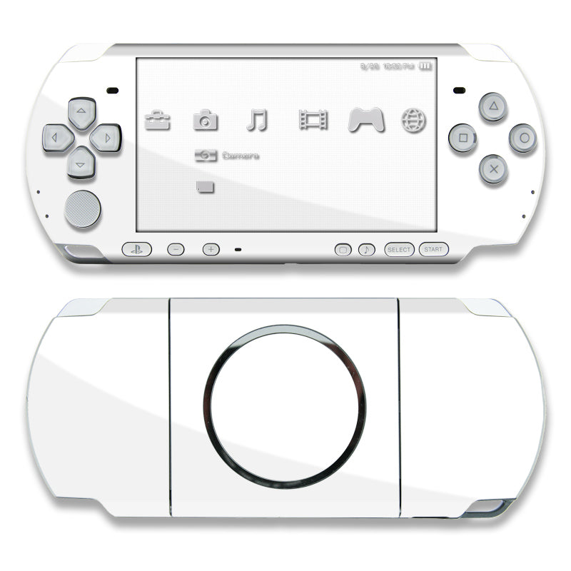 Solid State White - Sony PSP 3000 Skin