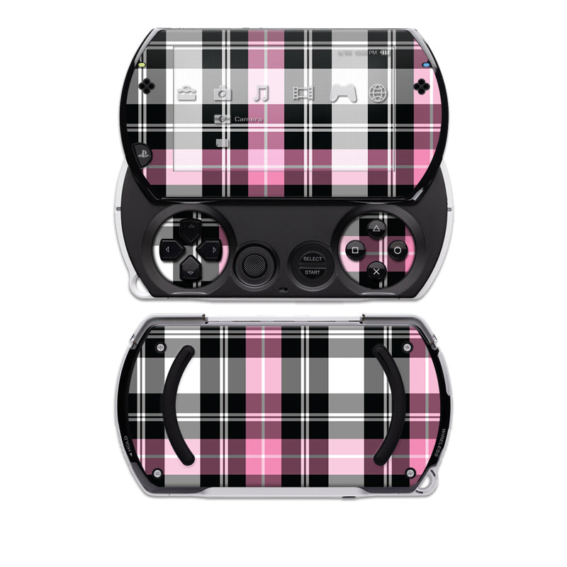 Pink Plaid - Sony PSP Go Skin